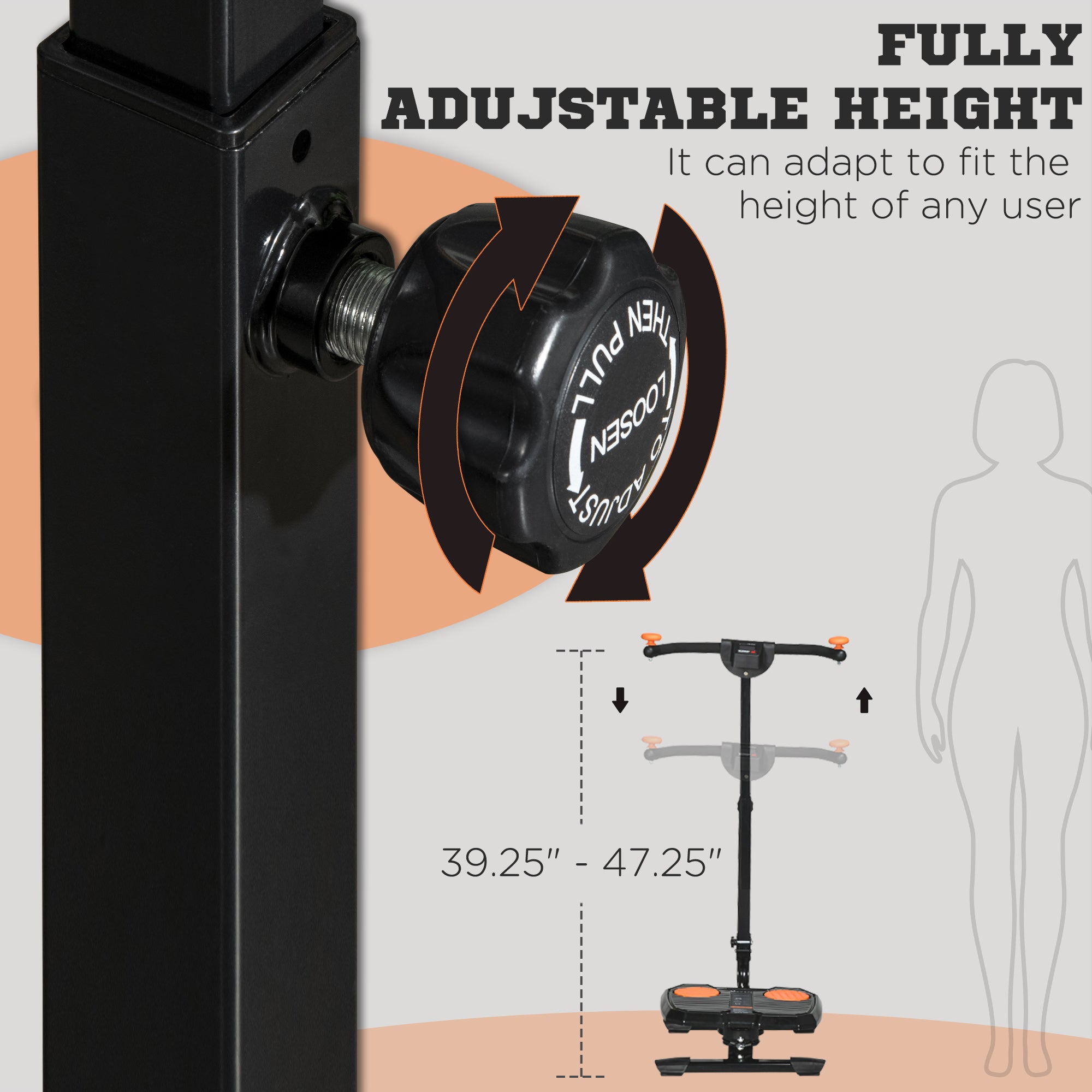 Soozier Foldable Ab Twister Board