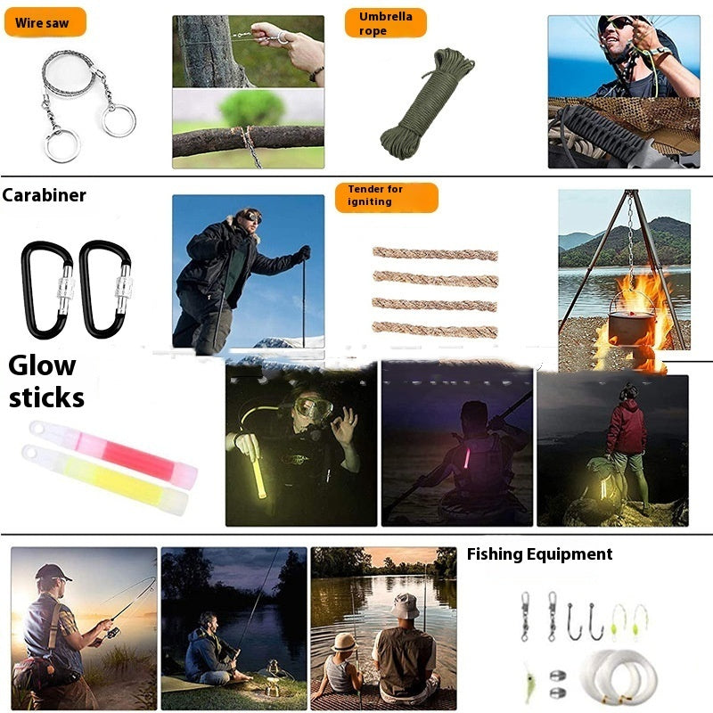 Outdoor Camping Survival Tools Kit