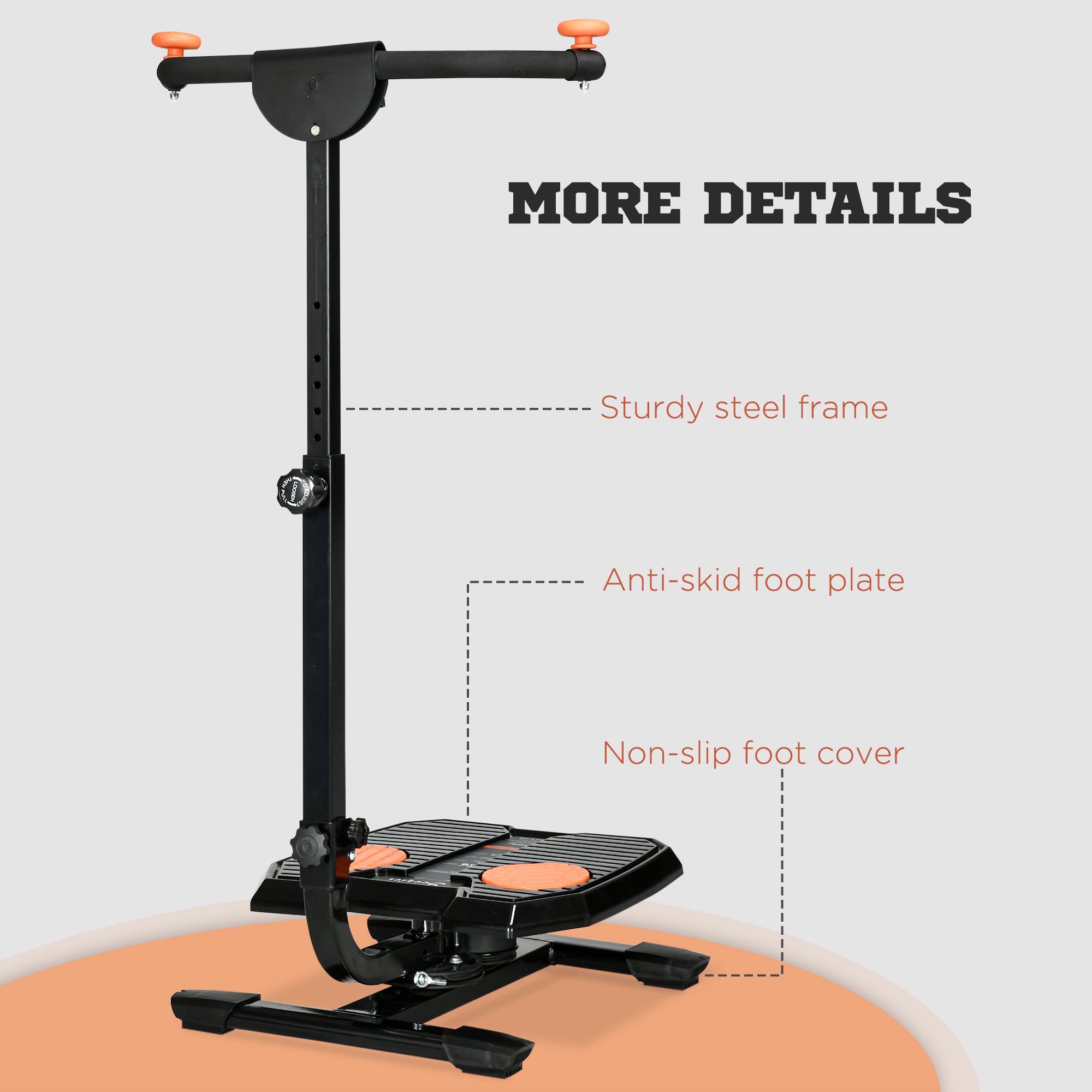Soozier Foldable Ab Twister Board